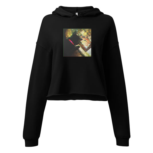 Crop Cat & Sushi Hoodie
